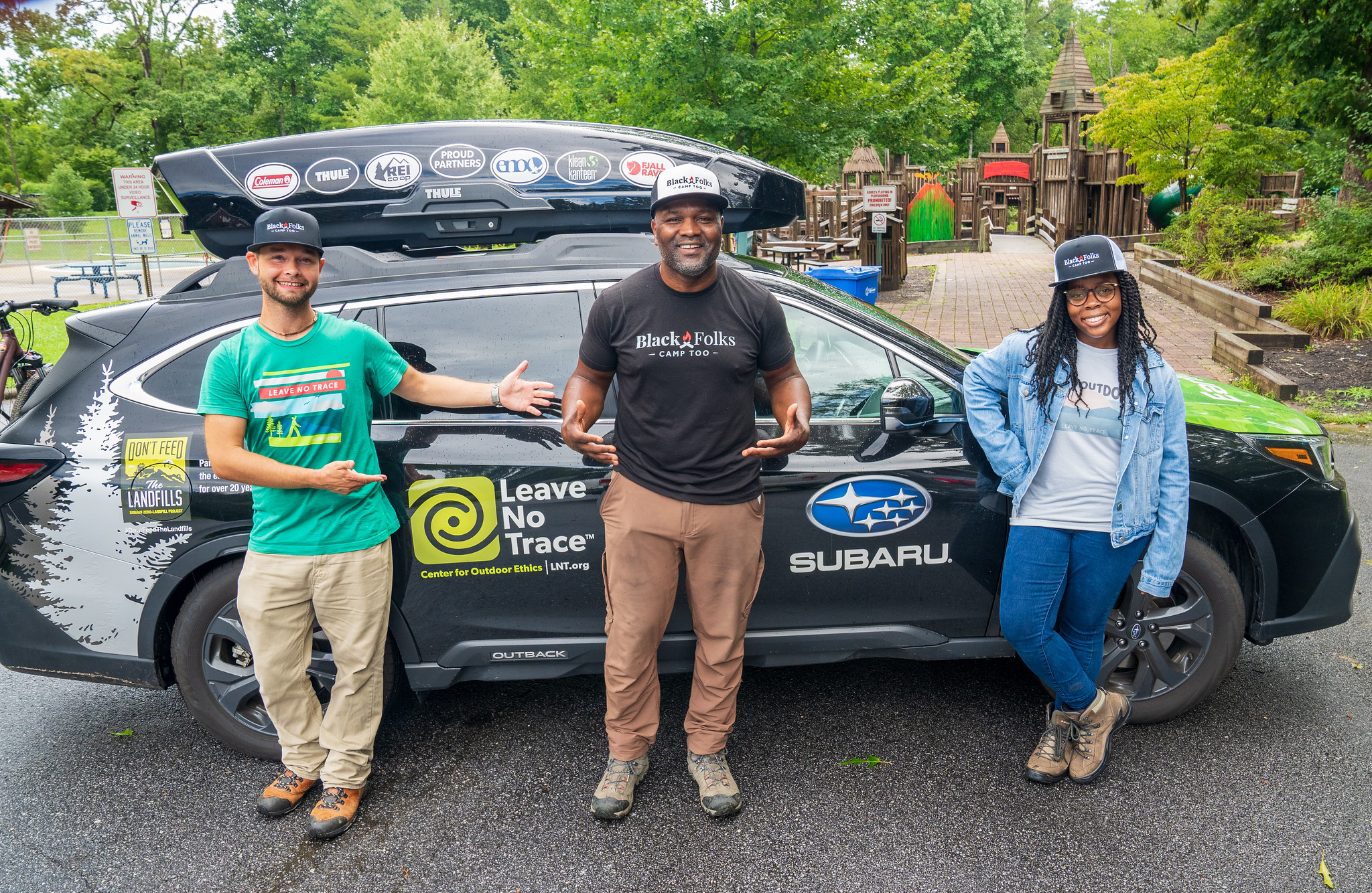 Os negros também acampam Parceria